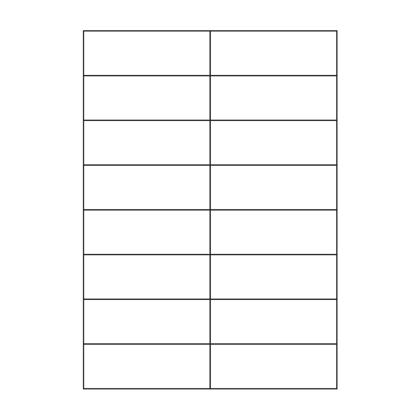 Online printer labels