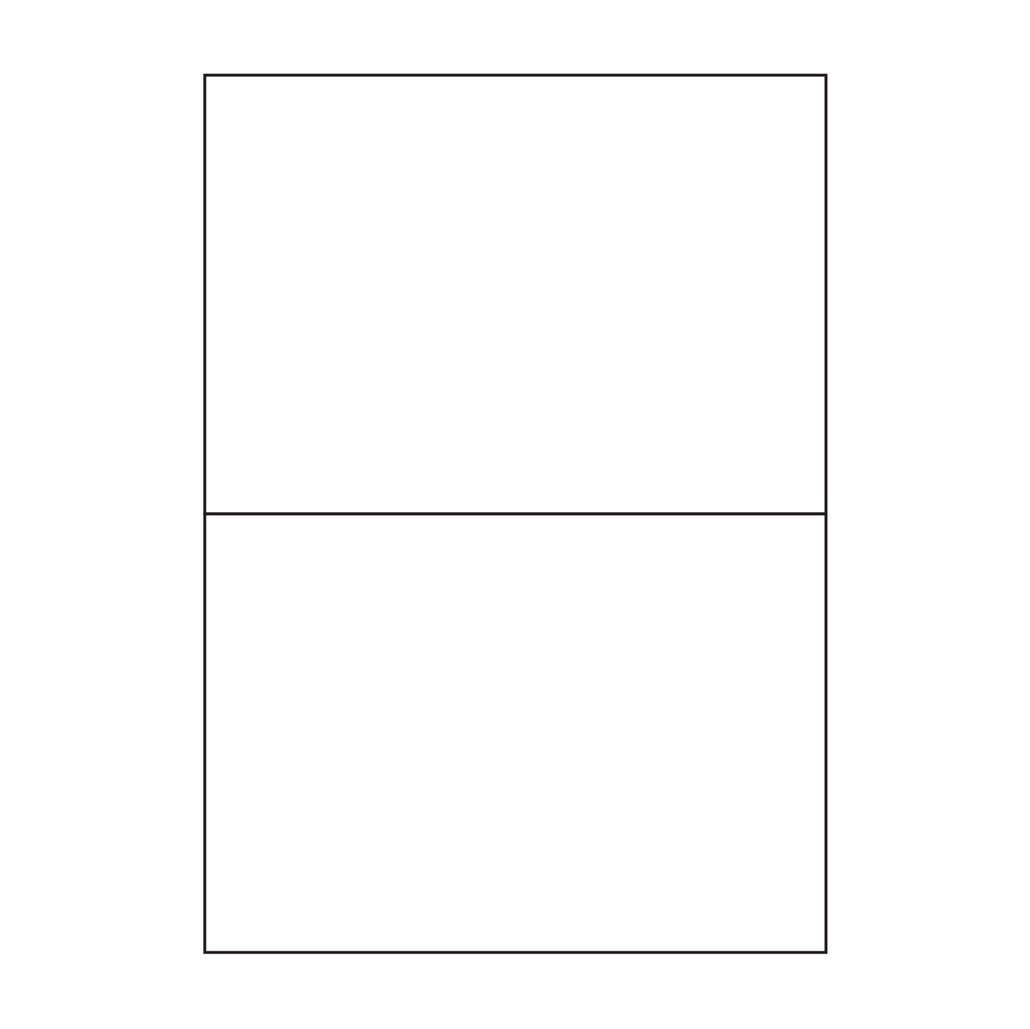 A4 Matte Laser Permanent Labels, 1,000 Sheets per carton (8 sizes to choose from)