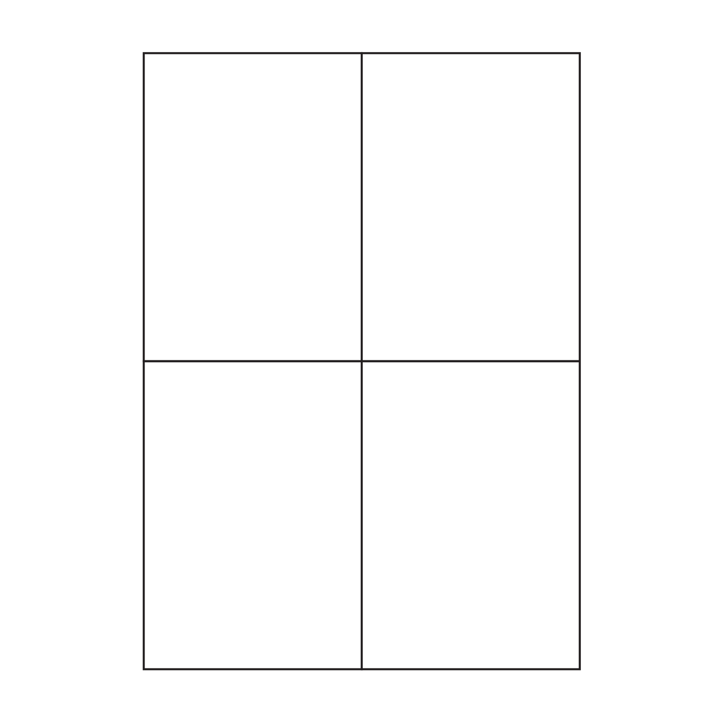 A4 Matte Laser Permanent Labels, 1,000 Sheets per carton (8 sizes to choose from)