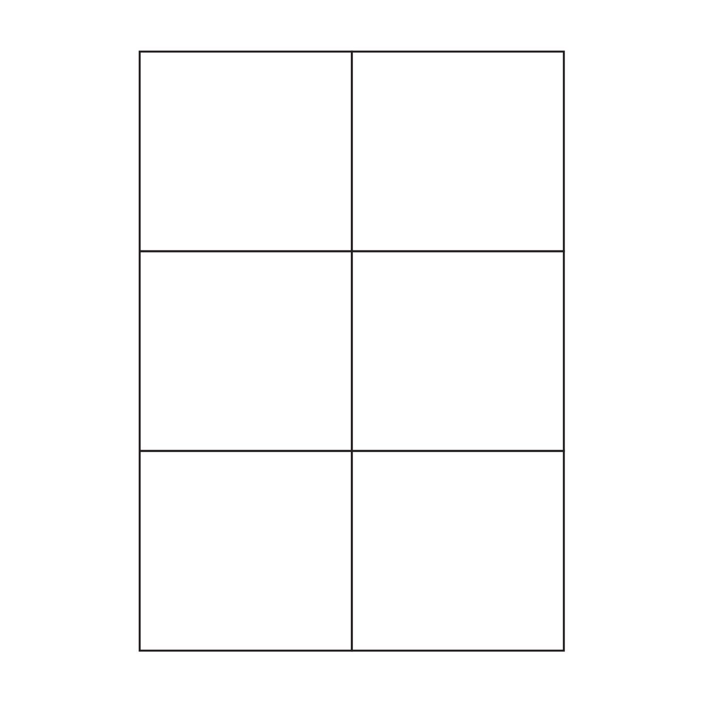 A4 Plastic printer label sheets