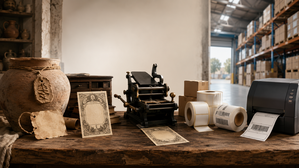 From Clay Marks to Smart Supply Chains: A Brief History of Labels