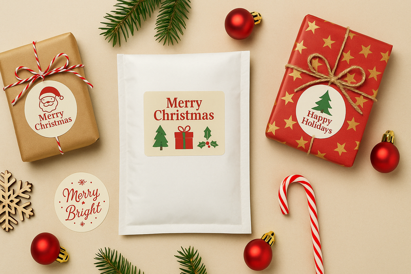Add Holiday Magic to Every Package: Why Christmas Labels Make All the Difference