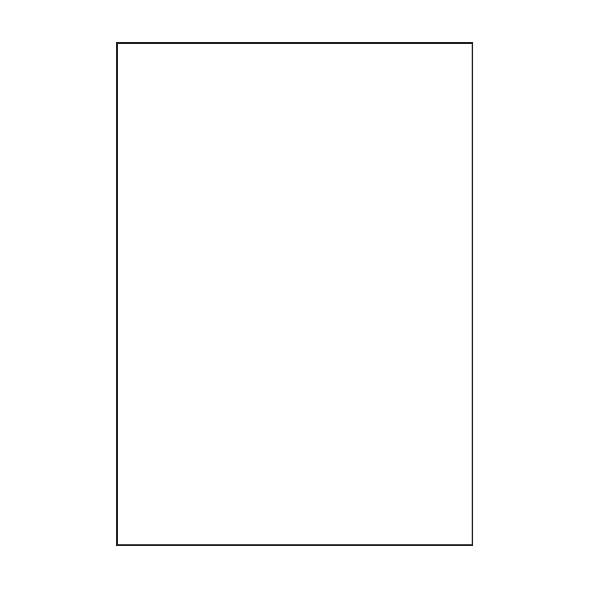 A4 Plastic printer stickers