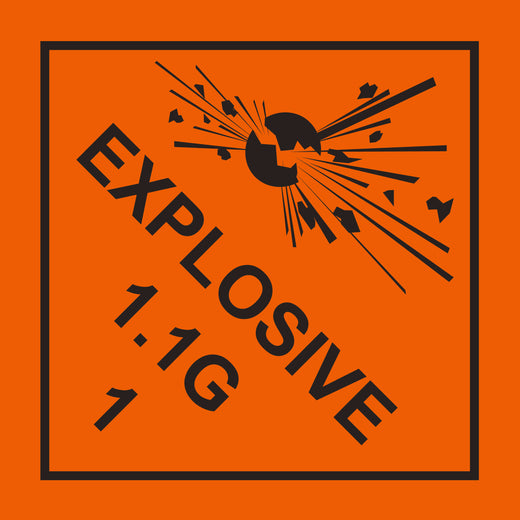 Explosive 1.1G 100mm, paper perm