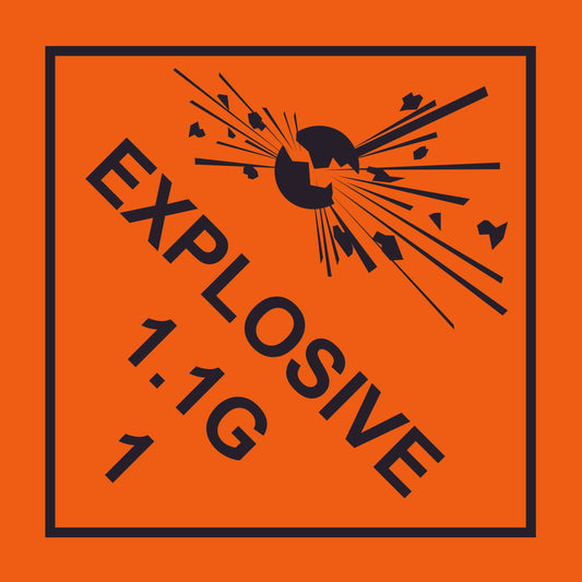 Explosive 1.1G 100mm, paper perm