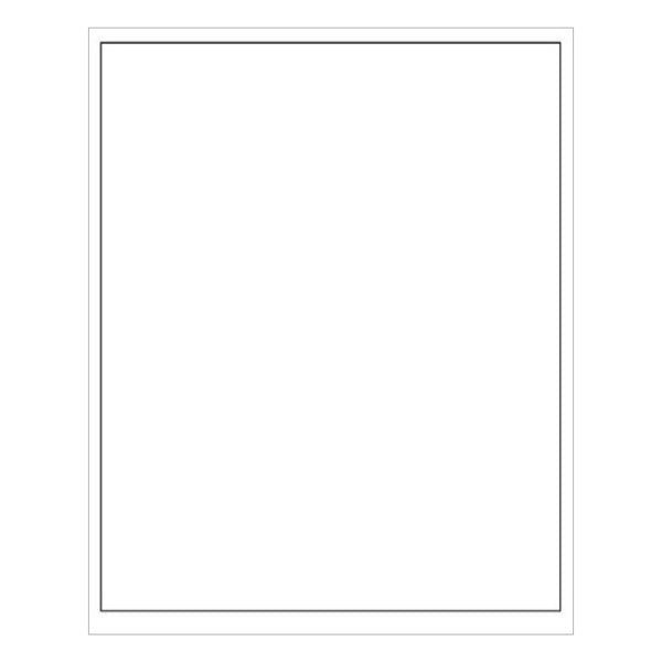 A3 plastic Laser labels