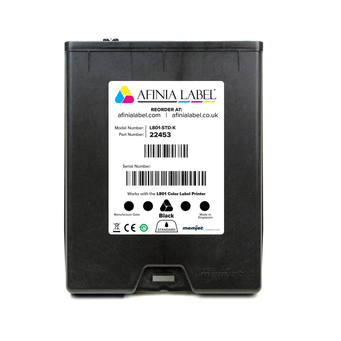 afinia L801 black printer ink