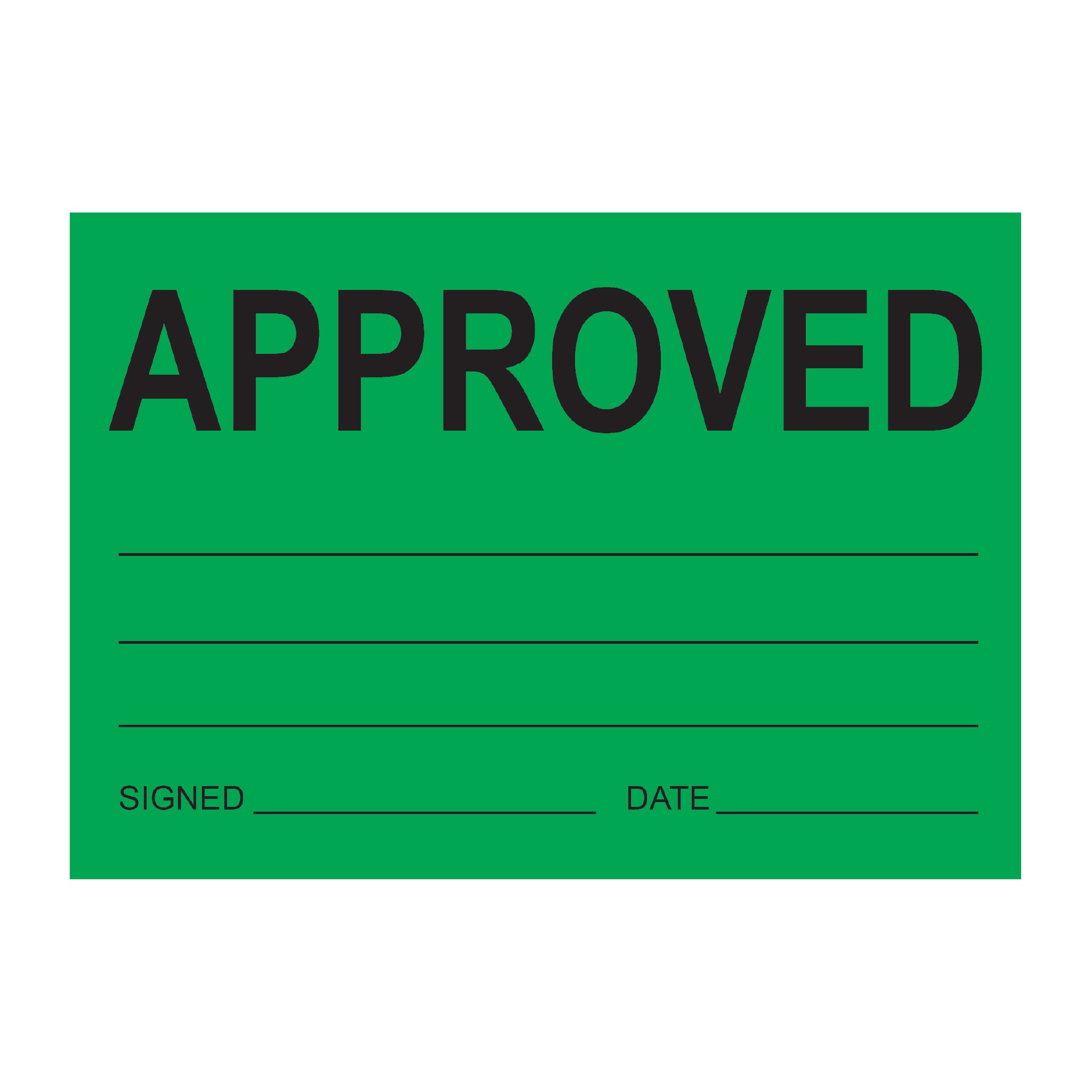 Approved Sticker for warehouse and shipping use – PDQ Labels Australia