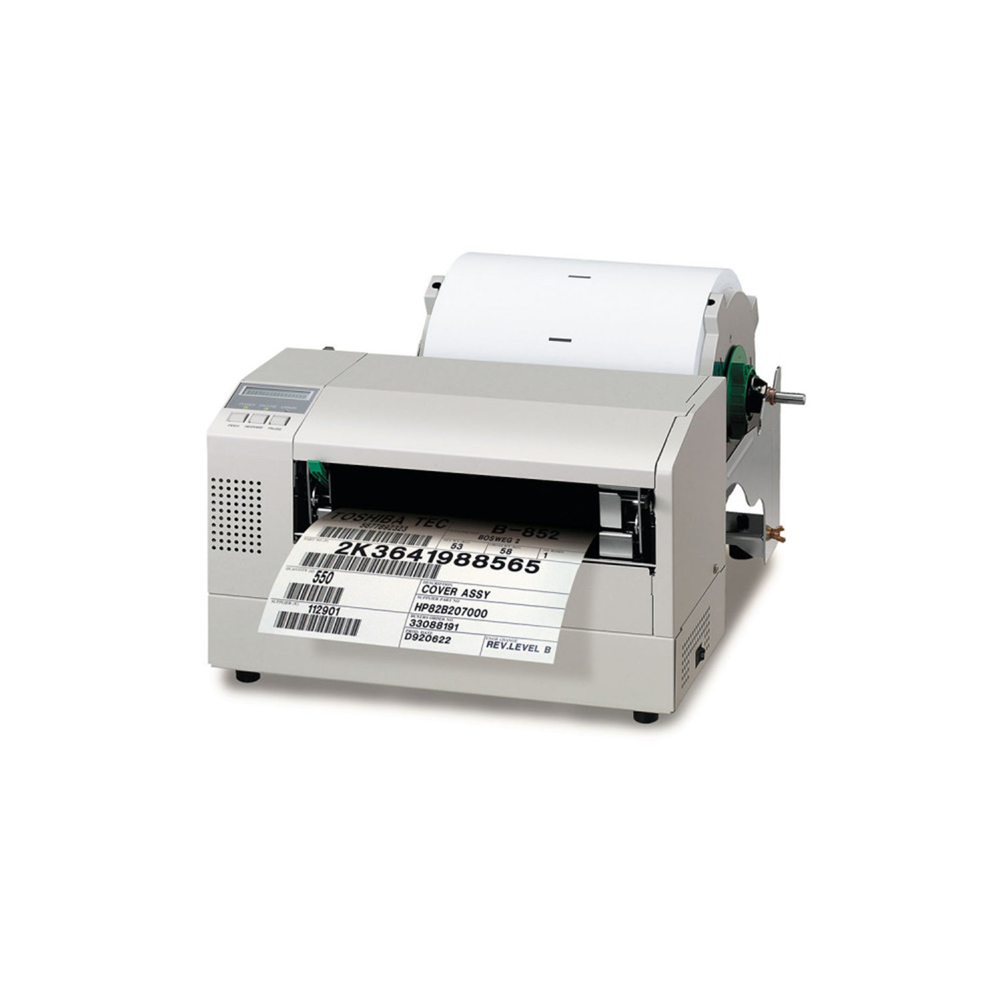B-852-TS22-QP-R for warehouse and shipping use – PDQ Labels Australia