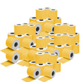 Yellow Direct Thermal Labels 100x150mm 350/Roll Permanent Adhesive