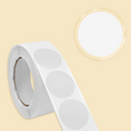 30mm Clear Circle Seals, 1000 labels per roll