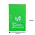 GREEN 100% Compostable Courier Bag / Satchel 04 350mm x 480mm - Price per 100 Bags