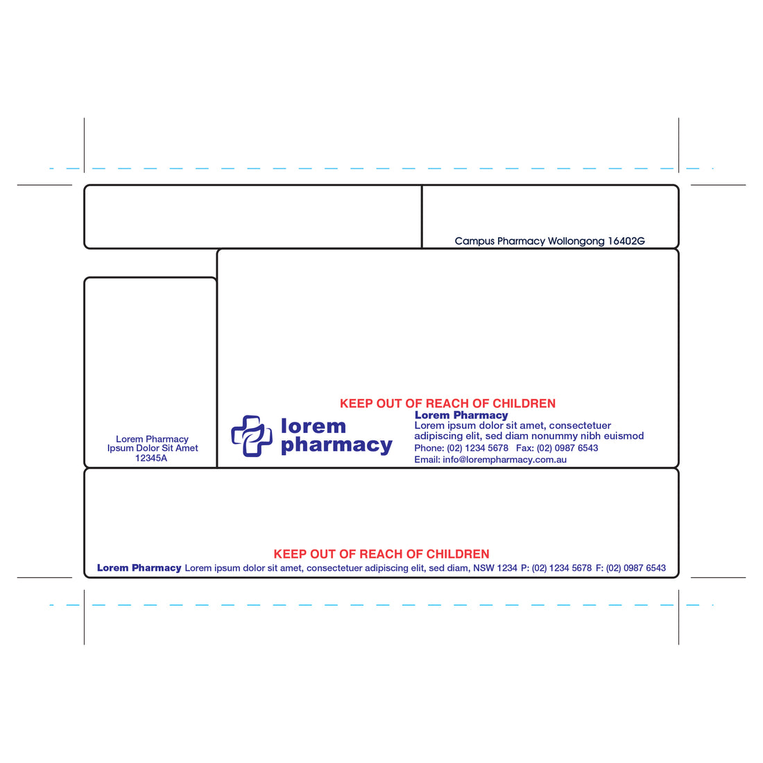 FRED Pharmacy Dispense Labels