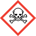 b. GHS 5 Acute Toxicity 100mm perm paper