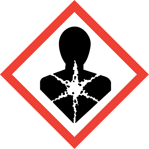 b. GHS 7 Chronic Health Hazards 100mm perm paper for warehouse and shipping use – PDQ Labels Australia