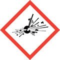 GHS 1 Explosive 50mm perm paper