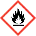 GHS 2 Flammable 50mm perm paper