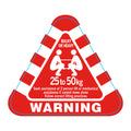 Large Red weight Triangle