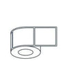Plain Thermal Transfer Paper Labels, 110mm x 195mm, 500 labels per roll, 76mm core