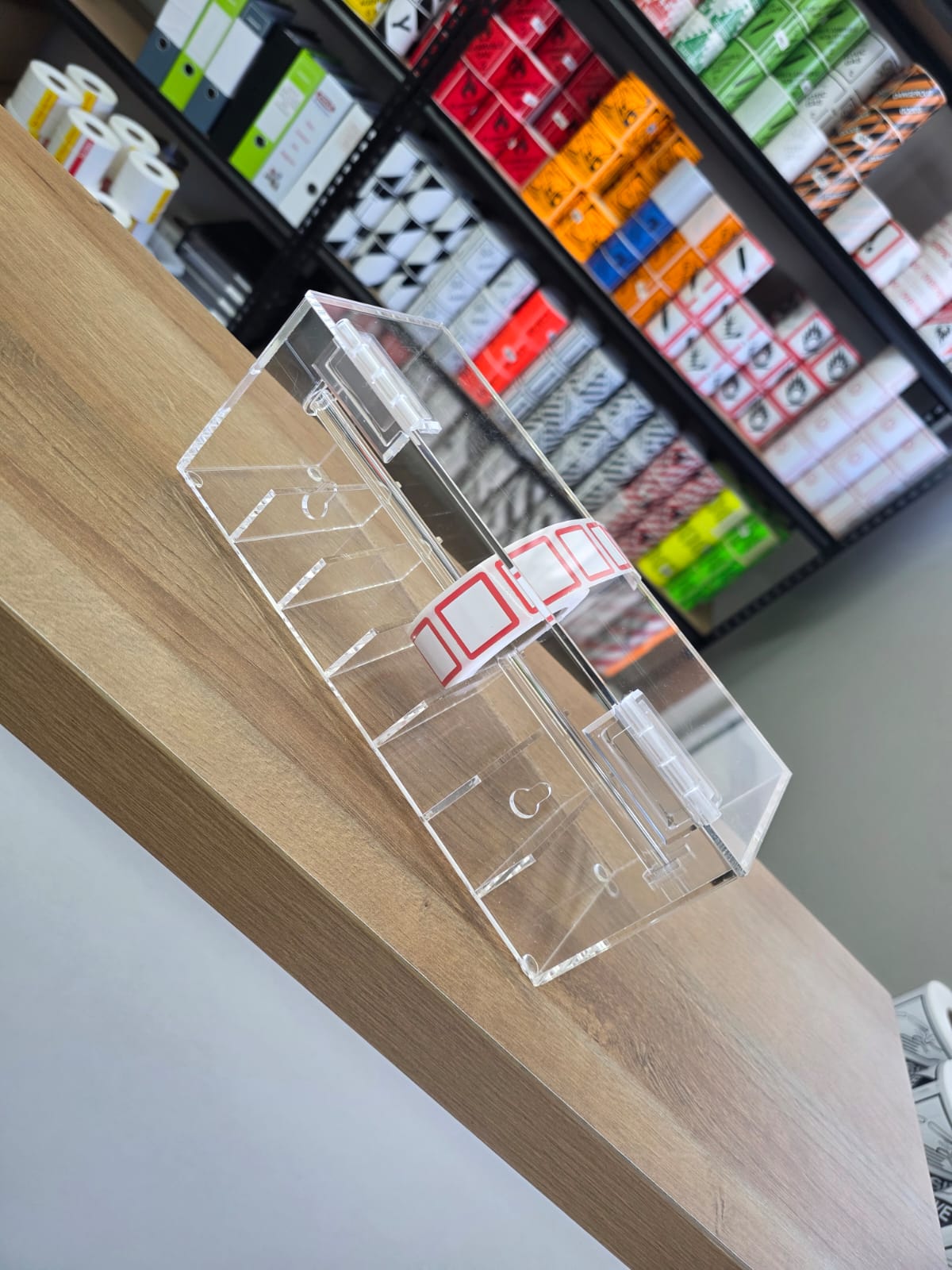 Label roll holder