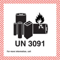 Battery Caution Label UN 3091 (110mm x 120mm)