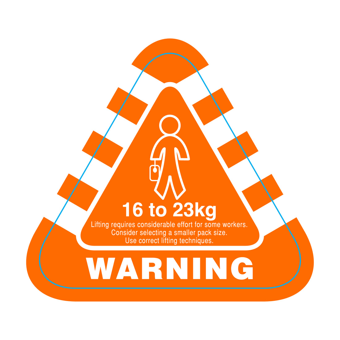 Weight Labels 16 to 23kg