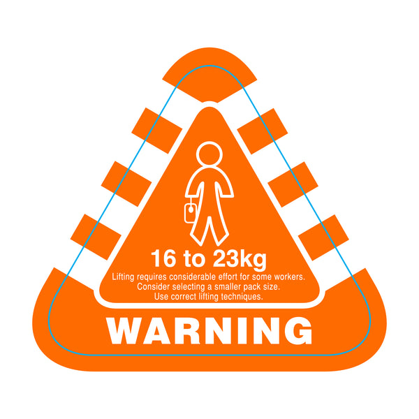 Weight Labels 16 to 23kg