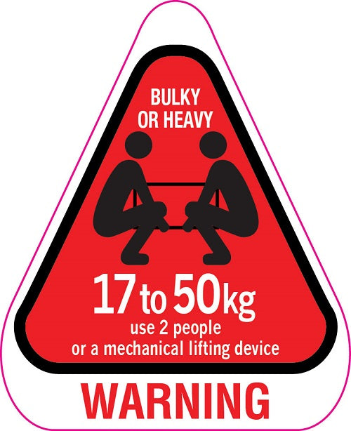 Weight Labels 17 to 50kg