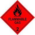 Flammable Gas 2 50mm perm paper