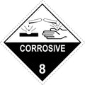 Corrosive 8 (Model No 8) 100mm perm paper